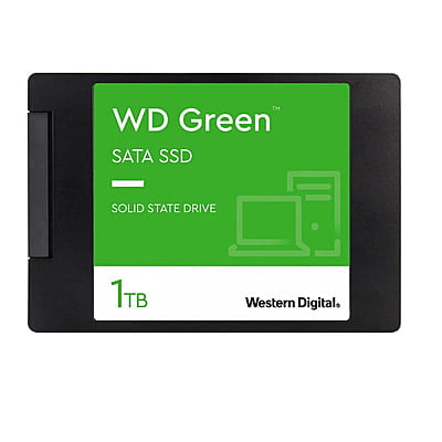 WESTERN DIGITAL WD Green SATA 1 TB Desktop, Laptop Internal Solid State Drive (SSD) (WDS100T3G0A)