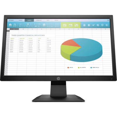 Hp P204V 19.5" monitor