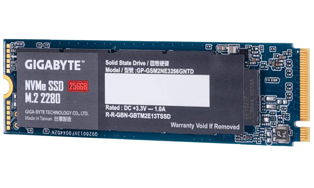 256GB Nvme SSD