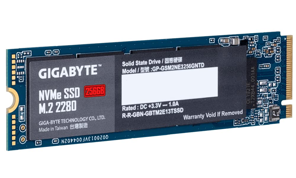 256GB Nvme SSD