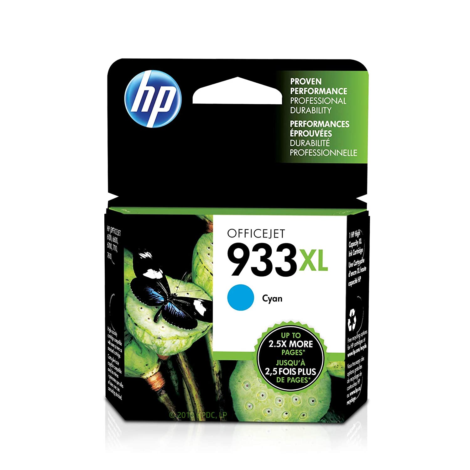 HP 933XL Cyan Ink Cartridge