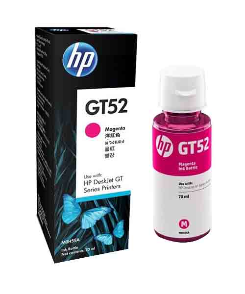 HP GT52 Magenta Original Ink Bottle