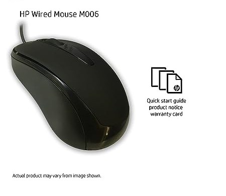 HP optical wired mouse