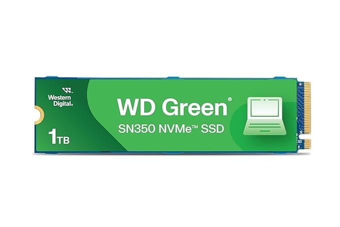 WD SN350 1TB NVME M.2 SSD GREEN