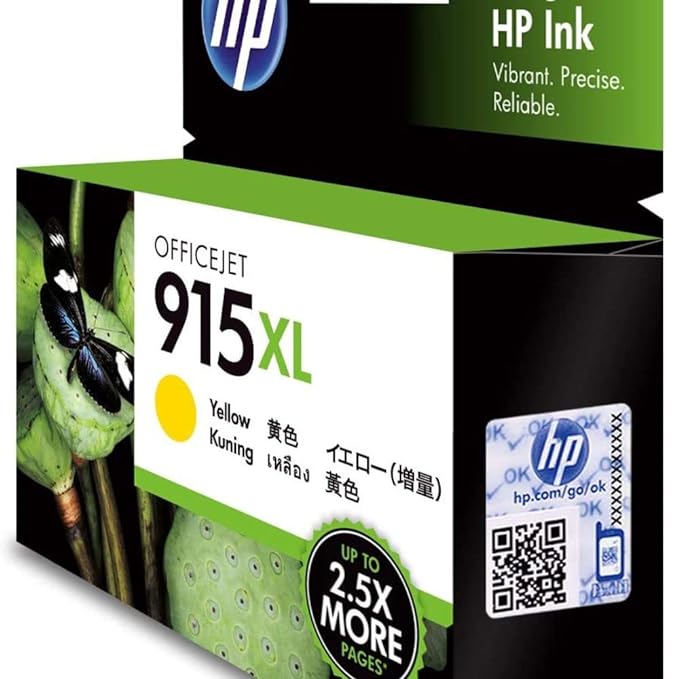 HP 915XL Yellow Ink Cartridges