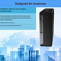 HP Pro SFF 400 G9 i5 Desktop PC-10th, 16GB Ram, 1TB HDD+256GB SSD, Dos, 5yr