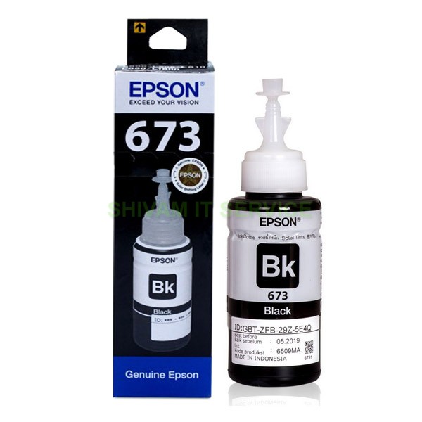 Epson T6731 Black Ink Bottle 70Ml