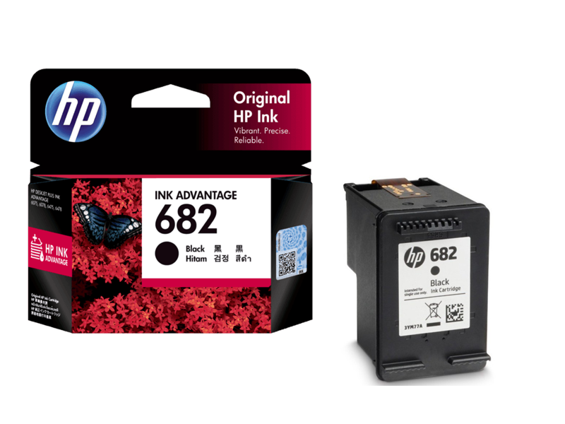 HP 682 Black Original Ink Cartridge