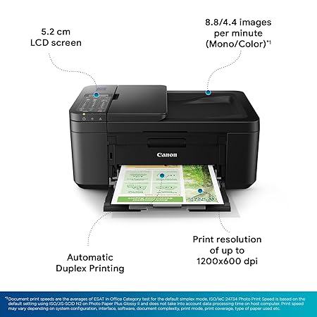 Canon PIXMA E4570 Inkjet Multi-function A4 Wi-Fi Printer