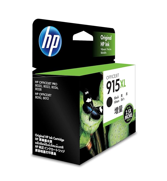 HP 915XL Black Ink Cartridges