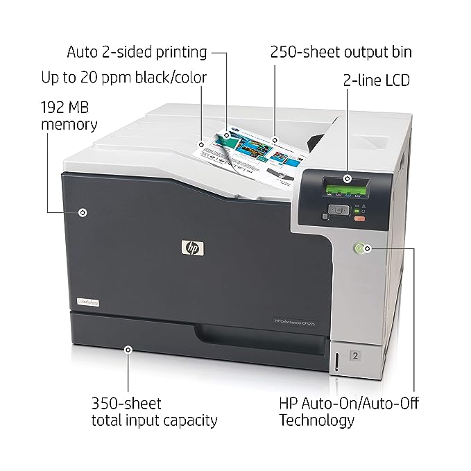 HP Colour Laserjet CP5225DN Printer