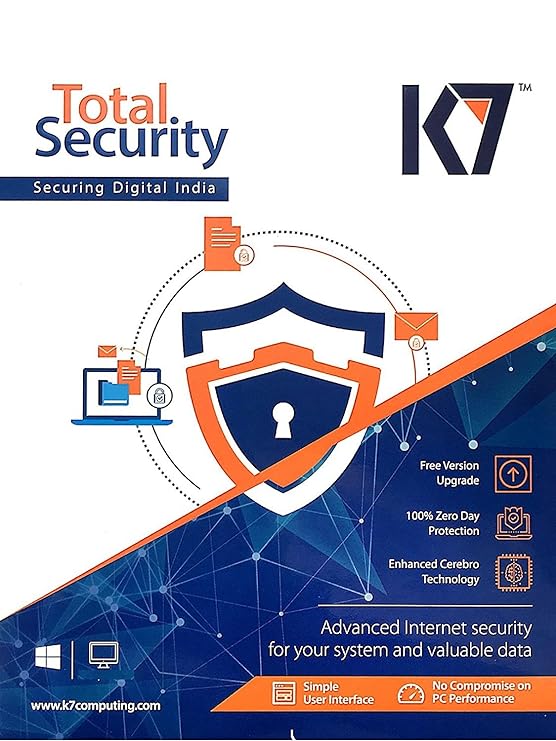 K7 Total Security 10U/1Y Software