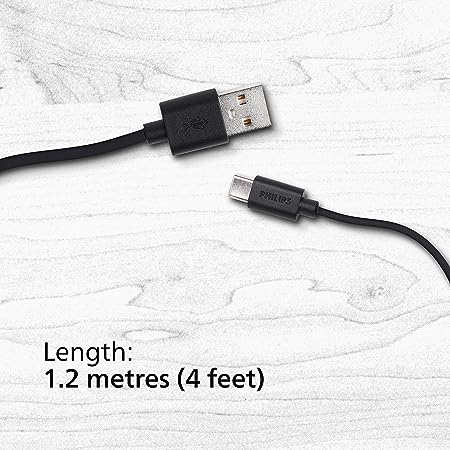 Philips Charging Cable USB A TO USB C 1.2M Cable