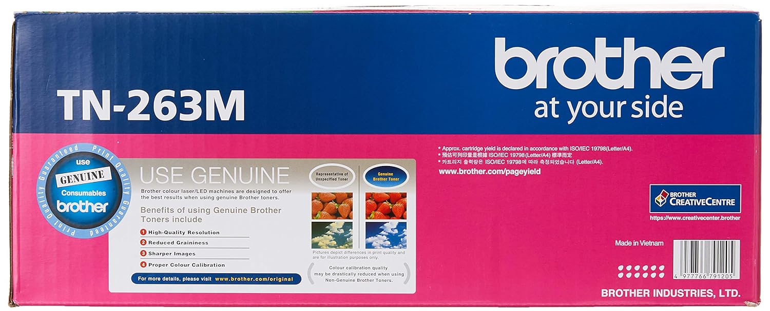 Brother TN-263M Magenta Toner Cartridge