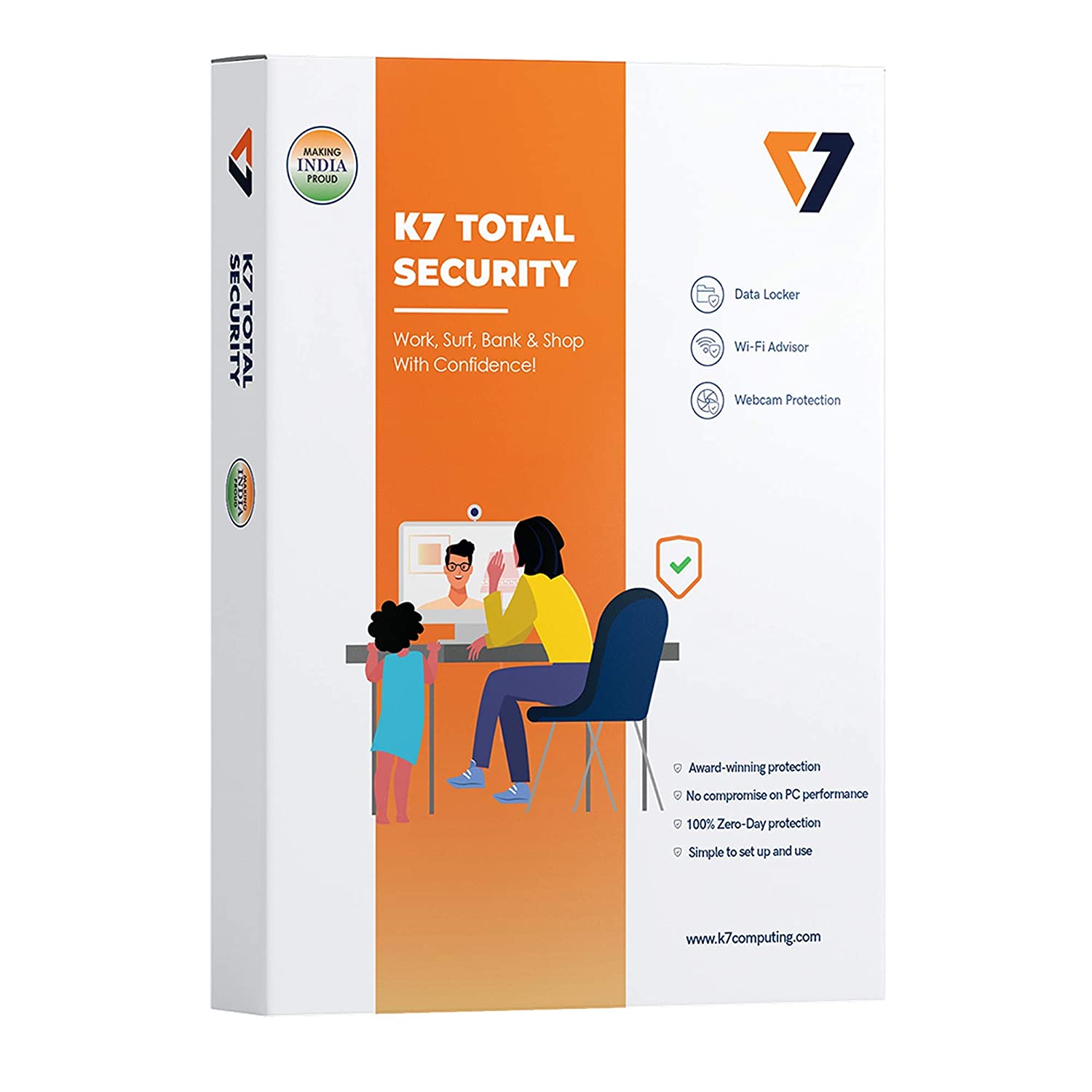 K7 Total Security 1U/1Y Software