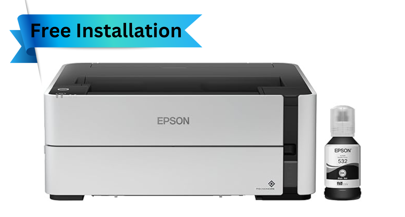 Epson Eco Tank Monochrome Ink Tank A4 Printer-(M1170)