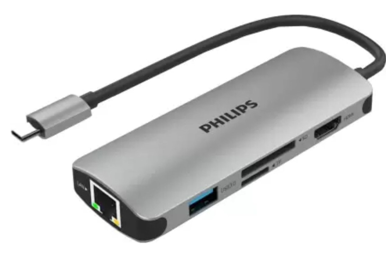 PHILIPS 6 in 1 HUB Type C USB Hub