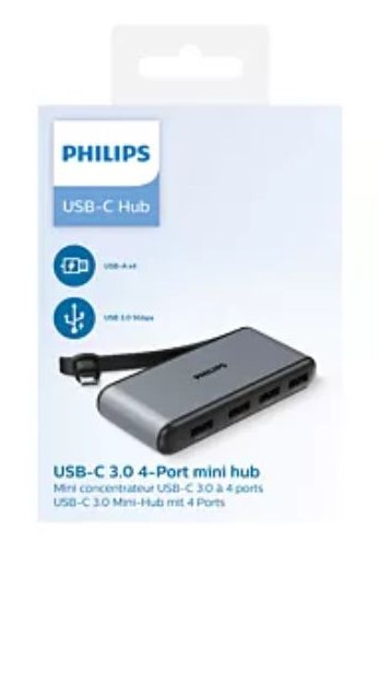 Philips Type C USB Hub USB-C TO 4 X USB -A 3.0