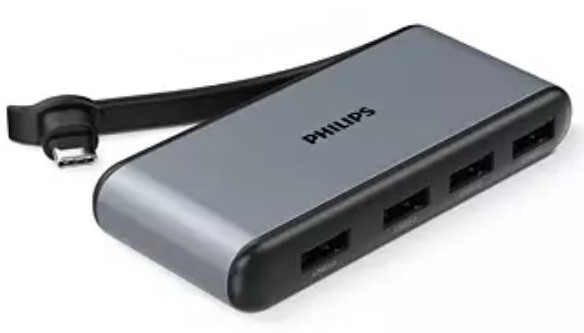 Philips Type C USB Hub USB-C TO 4 X USB -A 3.0