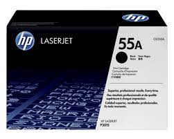 HP 55A Black Original LaserJet Toner Cartridge-(CE255A)