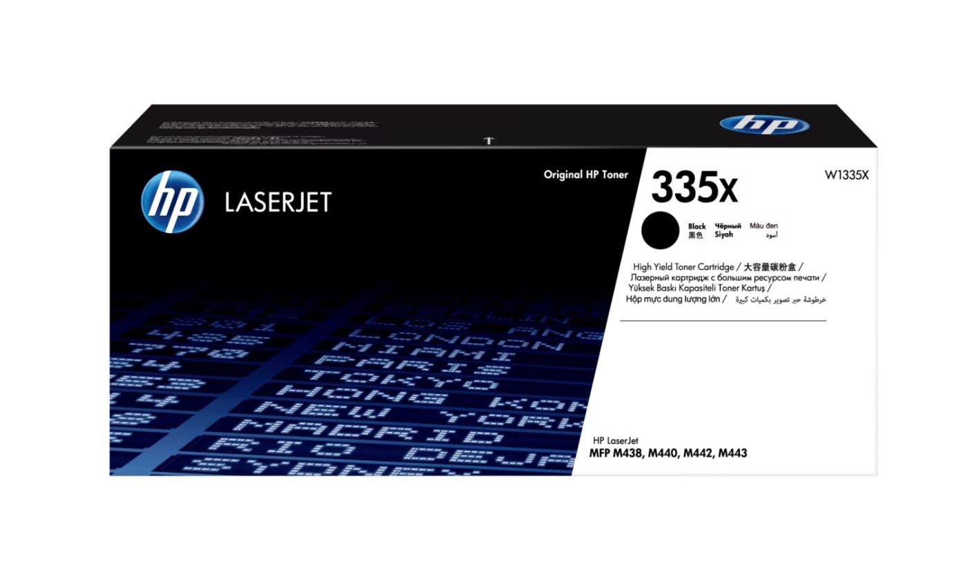 HP 335X High Yield Black Original LaserJet Toner Cartridge-(W1335X)